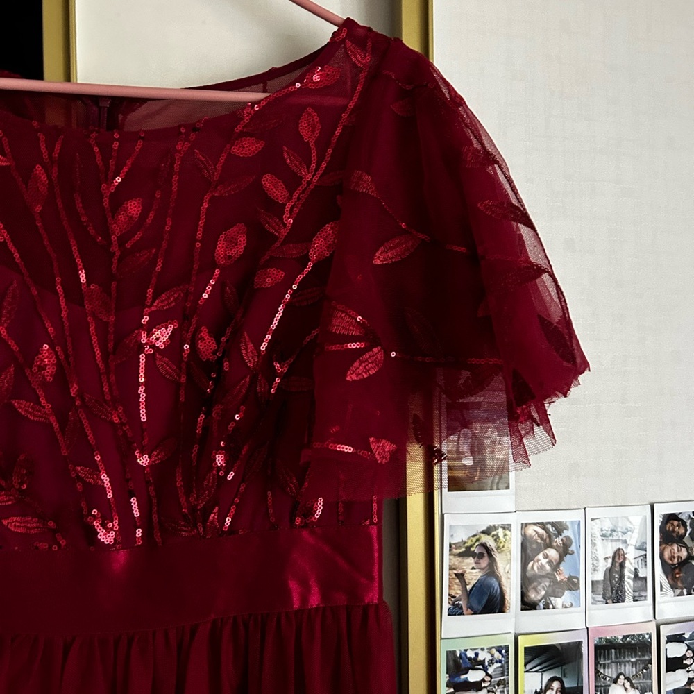 Red bridesmaid dress - Picture 2 of 8